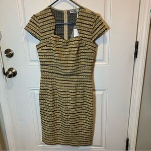 Grace Karin Black and Gold Mini Dress